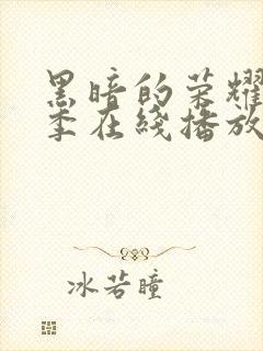 黑暗的荣耀第二季在线播放免费观看封面