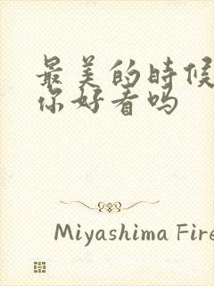 最美的时候遇见你好看吗