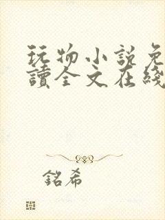 玩物小说免费阅读全文在线阅笔趣阁无弹窗