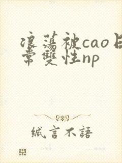 浪荡被cao日常双性np