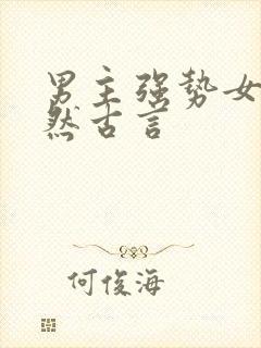 男主强势女主淡然古言封面