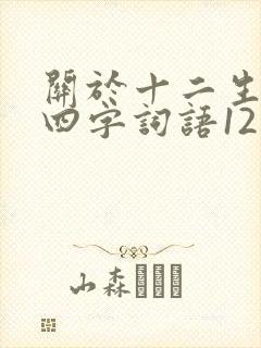 关于十二生肖的四字词语12个封面