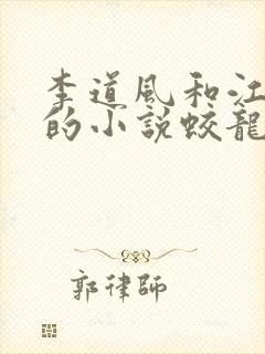 李道风和江雪瑶的小说蛟龙出渊封面