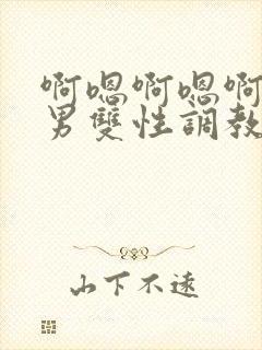 啊嗯啊嗯啊嗯男男双性调教sm