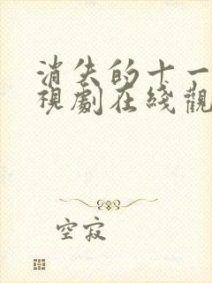 消失的十一层电视剧在线观看完整版免费封面