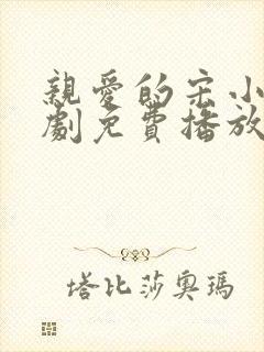 亲爱的宋小姐短剧免费播放