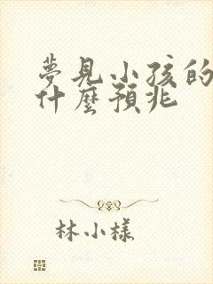 梦见小孩的鞋是什么预兆