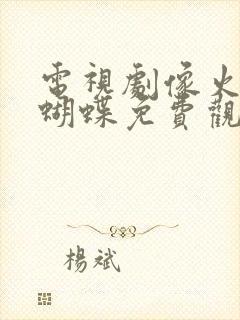 电视剧像火花像蝴蝶免费观看