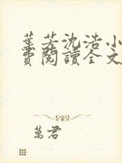 叶芳沈浩小说免费阅读全文最新章节