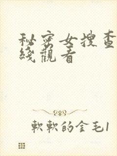 秘密女搜查官在线观看