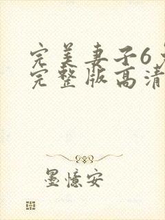 完美妻子6免费完整版高清韩剧