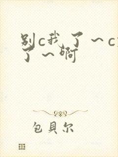 别c我了～c烂了～啊