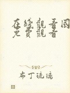 在线观看国语版免费观看封面