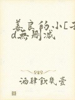 善良的小[子hd无删减封面