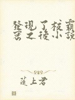 发现了校霸的秘密之后小说封面