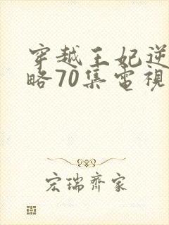 穿越王妃逆袭攻略70集电视剧封面
