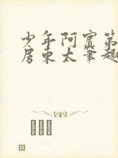 少年阿宾第一章房东太笔趣阁