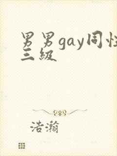 男男gay同性三级