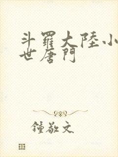 斗罗大陆小说绝世唐门