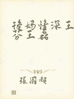 后妈情深王杨晓芬王磊