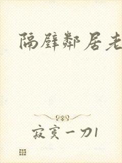 隔壁邻居老婆封面