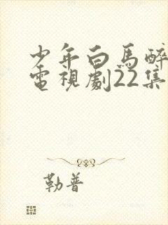 少年白马醉春风电视剧22集免费观看