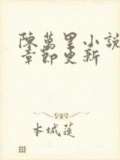 陈万里小说最新章节更新