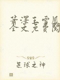 萧泽王雪凤小说全文免费阅读