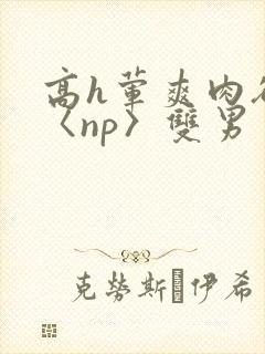 高h荤爽肉欲文〈np〉双男封面