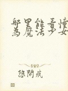 哪里能看憧憬成为魔法少女