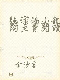 纯洁滴小龙笔趣阁免费阅读