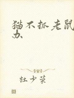 猫不抓老鼠怎么办封面