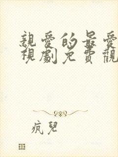 亲爱的最爱的电视剧免费观看全集完整版封面