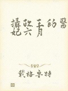 摄政王的医品狂妃六月封面