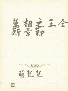 万相之王全文最新章节