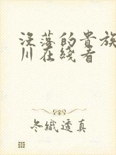 没落的贵族琉璃川在线看