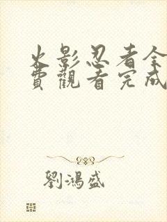 火影忍者全集免费观看完成版