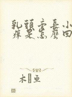 乳头旁长小疙瘩痒是怎么回事