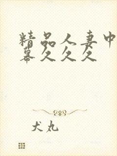 精品人妻中文字幕久久久