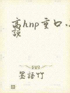 高hnp重口小说
