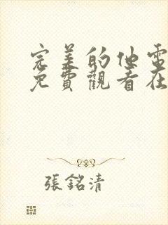 完美的他电视剧免费观看在线封面