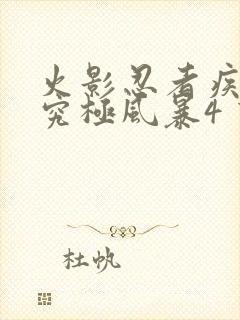 火影忍者疾风传究极风暴4 下载