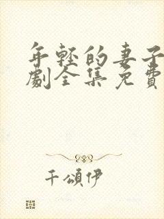 年轻的妻子电视剧全集免费观看高清