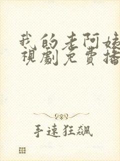 我的老阿姨4电视剧免费播放