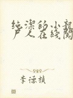 纯洁的小龙 捞尸人在线阅读全文封面