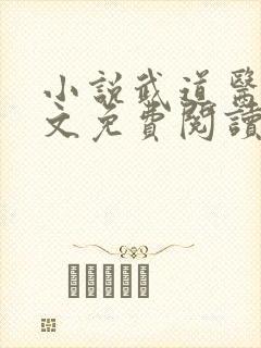 小说武道医王全文免费阅读