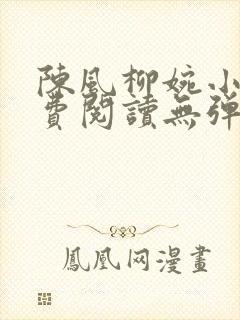 陈风柳婉小说免费阅读无弹窗