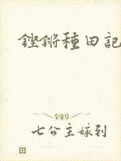 铿锵种田记事封面