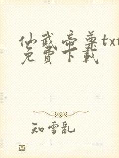 仙武帝尊txt免费下载封面