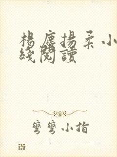 杨尘扬柔小说在线阅读